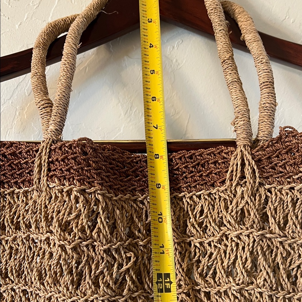 Brown Woven Tote Bag - Picture 4 of 4